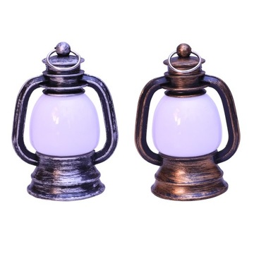 Vintage Lantern Retro Lampa Naftowa Nocna 2 Szt