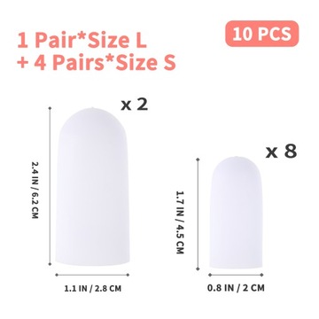 Накладки на пальцы ног Силиконовая защита пятки