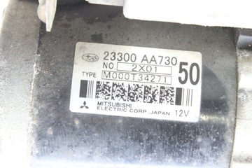 STARTÉR TOYOTA GT 86 COUPE (ZN6_) 23300AA730 2.0L GASOLINE 147KW 2012