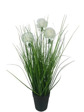 ИСКУССТВЕННАЯ ТРАВА В ГОРШКЕ ФЕЙКА ОДУВАНЧИК