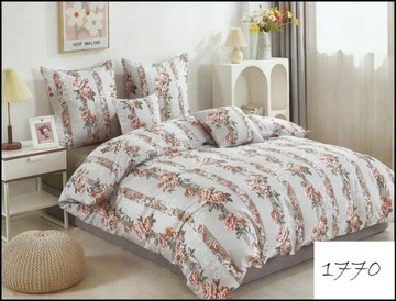 Komplet pościeli 200x220 COLLECTION WORLD Bawełna satynowa wzór 1770