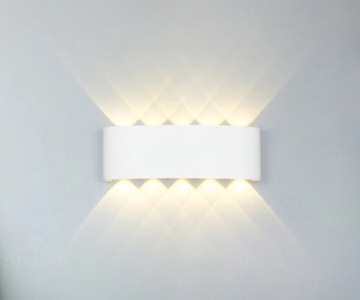 kinkiet lampa ścienna LED 10W wodoodporny ś.neutra