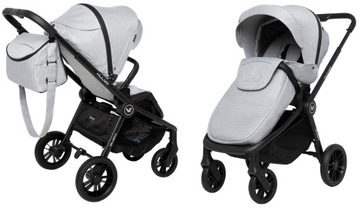 MUUVO QUICK 2023 SPACERÓWKA DO 22KG PRZODEM TYŁEM TORBA OKRYCIE + DODATKI!