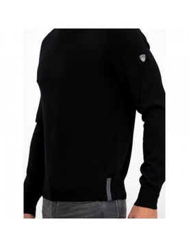EMPORIO ARMANI EA7 markowy męski sweter BLACK XXXL