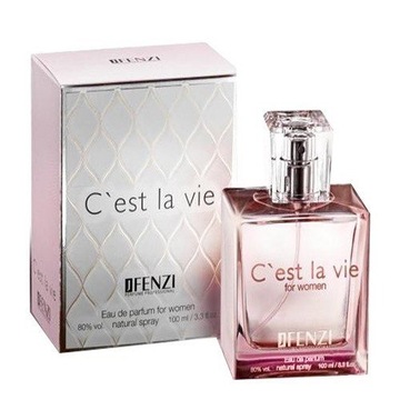 JFENZI Woda Perfumowana dla Kobiet - C'est La Vie, 100 ml