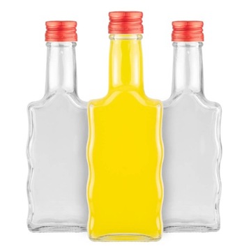 5x Butelki FALA 200 ml na nalewki wino z zakrętką