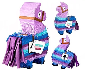 PINIATA LAMA Fortnite Pinata URODZINOWA FIOLETOWA