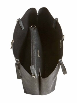 Женская сумка GUESS 2в1 Alby Toggle Tote, черно-серая