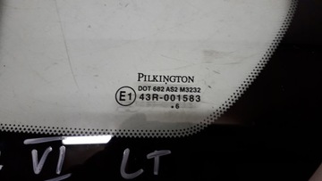 MAZDA 2 II 02-07 SKLO (OKNO) KAROSERIE LEVÝ ZADNÍ