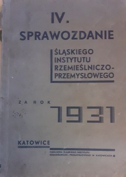 Sprawozdanie Instytutu Rzemieślniczo-Przemysłowego