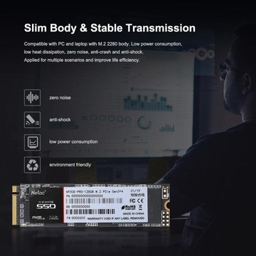 B SSD M.2 2280 3.0 x4 Внутренний диск B 128G