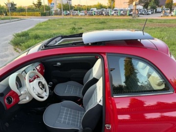 Fiat 500 II Seria 4 1.2 69KM 2019 Fiat 500 Piekn 500 1.3Benz.70KM Otwierany Dach Parktroniki Wspomaganie CITY, zdjęcie 23