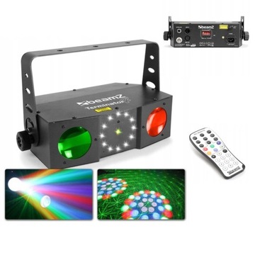 Efekt świetlny LED LASER STROBO MOONFLOWER pilot
