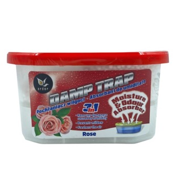 POCHŁANIACZ WILGOCI OSUSZACZ ODŚWIEŻACZ POWIETRZA NA PLEŚŃ RÓŻA 400ML 2W1