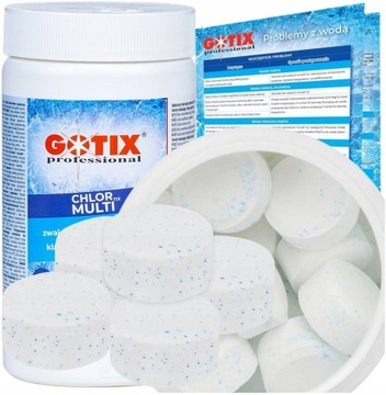 Chlor do Basenu Jacuzzi SPA Tabletki Chemia do Basenu Tabletki Chlorowe 1KG