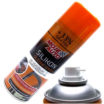 MOJE AUTO SILIKON 400ml SPRAY NA USZCZELKI GUME