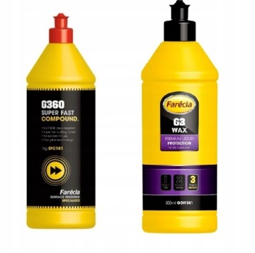 FARECLA ZESTAW PAST G3 360 SUPER FAST 500G +G3 WAX