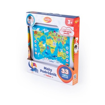 Планшет детский, маленький путешественник 3+