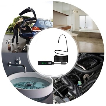 ЭНДОСКОПИЧЕСКАЯ КАМЕРА ДЛЯ КОНТРОЛЯ ДЛЯ МАСТЕРСКОЙ ТЕЛЕФОН ПК 3В1 ANDROID iOS Wi-Fi