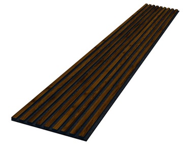 LAMELE 3D NA FILCU AKUSTYCZNE 270x45 ORZECH