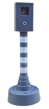 FOTORADAR DROGOWY Z ŚWIATŁEM I DŹWIĘKIEM SZARY