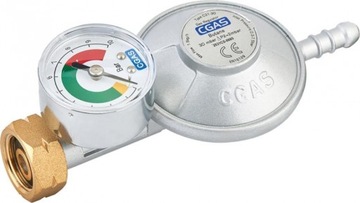REDUKTOR GAZU GAZOWY Z MANOMETREM C31-30 30 mbar 8 mm