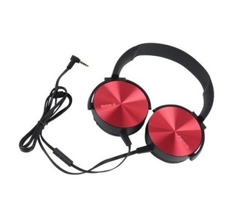 SŁUCHAWKI SKŁADANE NAUSZNE MIKROFON DO TELEFON MP3