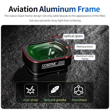 10 ФИЛЬТРОВ КРУПНОГО ПЛАНА С МАКРО-МАГНИТНЫМИ ЛИНЗАМИ ДЛЯ DJI OSMO POCKET 3