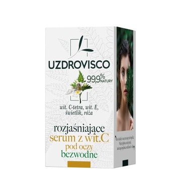 UZDROVISCO ŚWIETLIK SERUM Z WIT.C POD OCZY 15ml