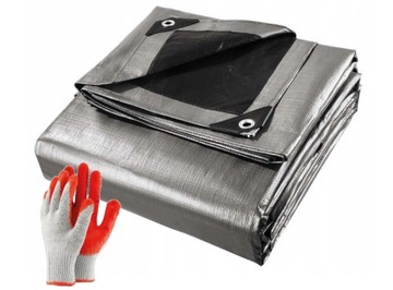 Plandeka 4x8 GRUBA 260g Mrozoodporna NAJGRUBSZA CZ