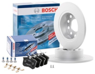 TARCZE KLOCKI TYŁ VW GOLF V 5 255MM BOSCH