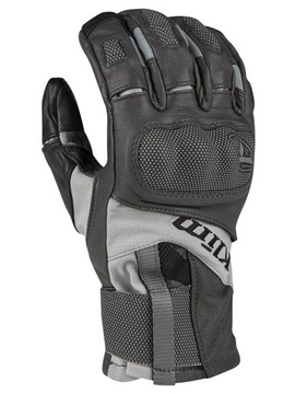 Rękawice motocyklowe Klim Adventure GTX Short szare 2XL