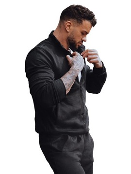 BLUZA MĘSKA ROZPINANA BEZ KAPTURA roz. XXL