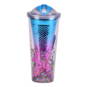 Szklanka Glamour z cekinami, brokatem, styl G