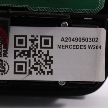 MERCEDES W204 PANEL ŘÍZENÍ DESKY ROZDĚLOVACÍ RÁDIO SAT NAV A2049050302