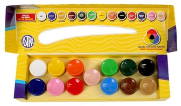 КРАСКИ ДЛЯ ПОСТЕРОВ 20 мл АСТРА 13 ЦВЕТОВ 12+1 БЕСПЛАТНО