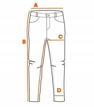 Jeans męskie spodnie klasyczne 108cm/L30 PL