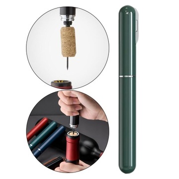 Воздушный насос из нержавеющей стали, открывалка для бутылок вина, посуда, инструменты, подарки, зеленый цвет