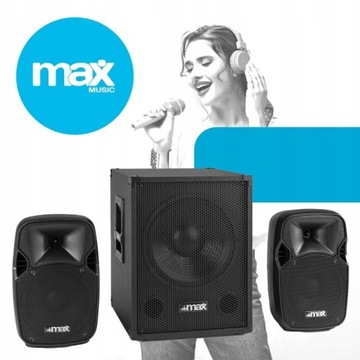 АУДИОВАЯ СИСТЕМА ACTIVE SOUND 12 дюймов 700 Вт + подставки