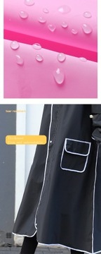 Длинный плащ для всего тела, защищенный от дождя, электрический велосипед, одиночный женский