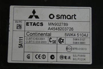MODUL ŘÍZENÍ A4548203726 SMART FORFOUR I 454