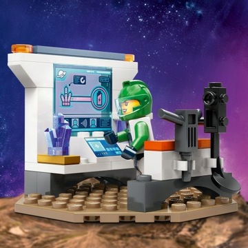 КОСМИЧЕСКИЙ КОРАБЛЬ LEGO SPACE ADVENTURE С АСТЕРОИДОМ МЕТЕОРИТОМ