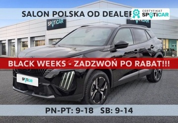Peugeot 2008 II e-SUV Facelifting Elektryczny 50kWh 136KM 2024 Peugeot 2008 e-2008 50kWh Allure SalonPL Nowy Model Bogata Wersja Od Reki