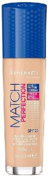 RIMMEL MATCH PERFECTION PODKŁAD 100 IVORY 30ml