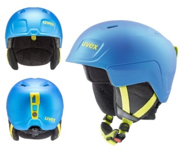 Kask UVEX Manic PRO blue-lime met mat 54-58 cm