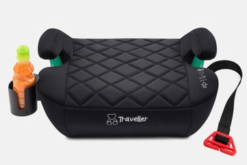 FOTELIK SAMOCHODOWY PODKŁADKA SIEDZISKO ISOFIX CZARNY R129 125-150 CM
