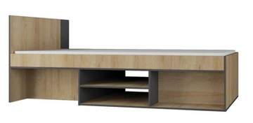 Кровать NANO NA13 - графит/энигма