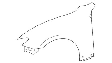 BŁOTNIK PRZÓD PRZEDNI LEWY LEXUS RC 2015-