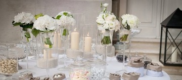 ZESTAW 6 ŚWIEC STOŁOWYCH WALEC KLASYCZNA ŚWIECZKA 15cm 48h BIAŁA