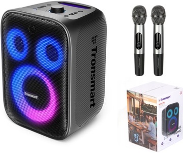 GŁOŚNIK BEZPRZEWODOWY TRONSMART HALO 200 120W + 2 MIKROFONY BLUETOOTH V5.3!